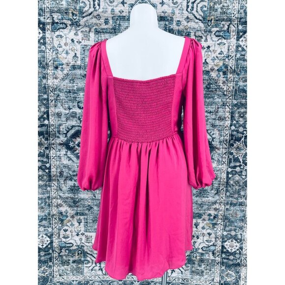 Kobi Halperin Women's Stavy  Mini Dress Size XL Pink Lady Short Skirt - Picture 6 of 15